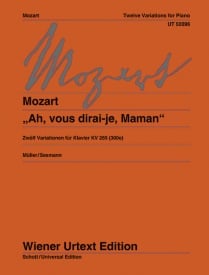 Mozart: Ah, vous dirai-je, Maman KV 265 (300e) for Piano published by Wiener Urtext